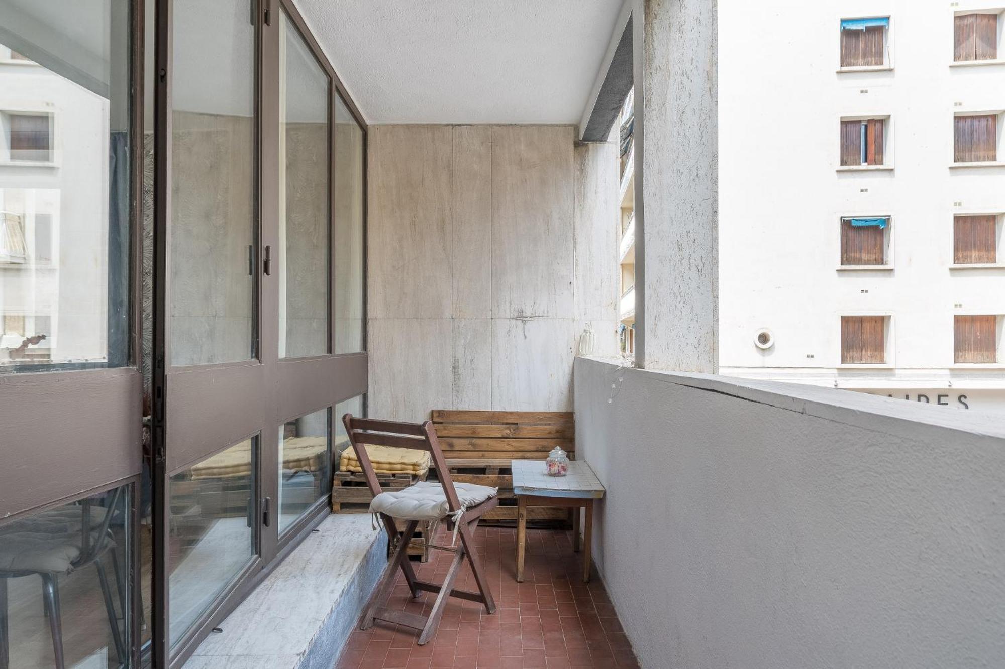 *Las Flores* Joli Studio Avec Balcon Marsylia Zewnętrze zdjęcie