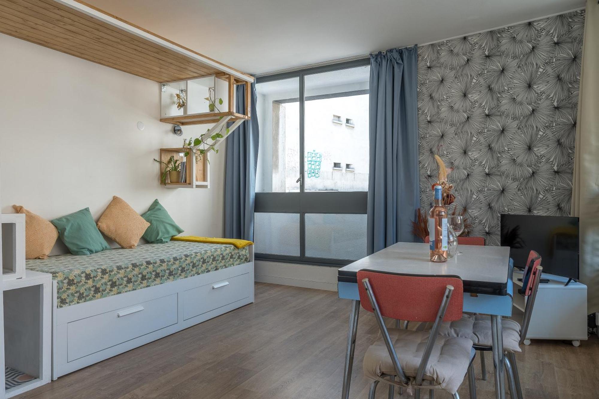 *Las Flores* Joli Studio Avec Balcon Marsylia Zewnętrze zdjęcie