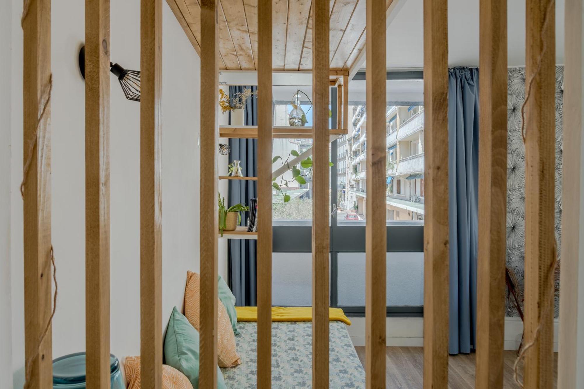 *Las Flores* Joli Studio Avec Balcon Marsylia Zewnętrze zdjęcie