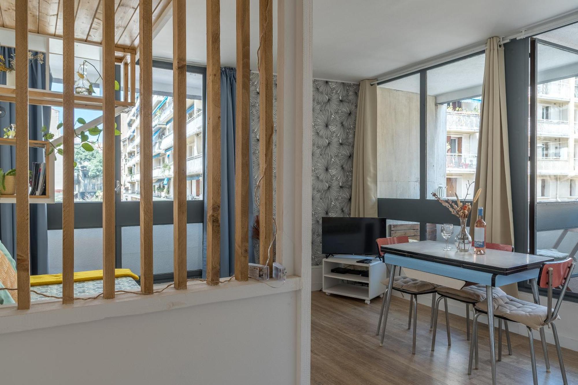 *Las Flores* Joli Studio Avec Balcon Marsylia Zewnętrze zdjęcie