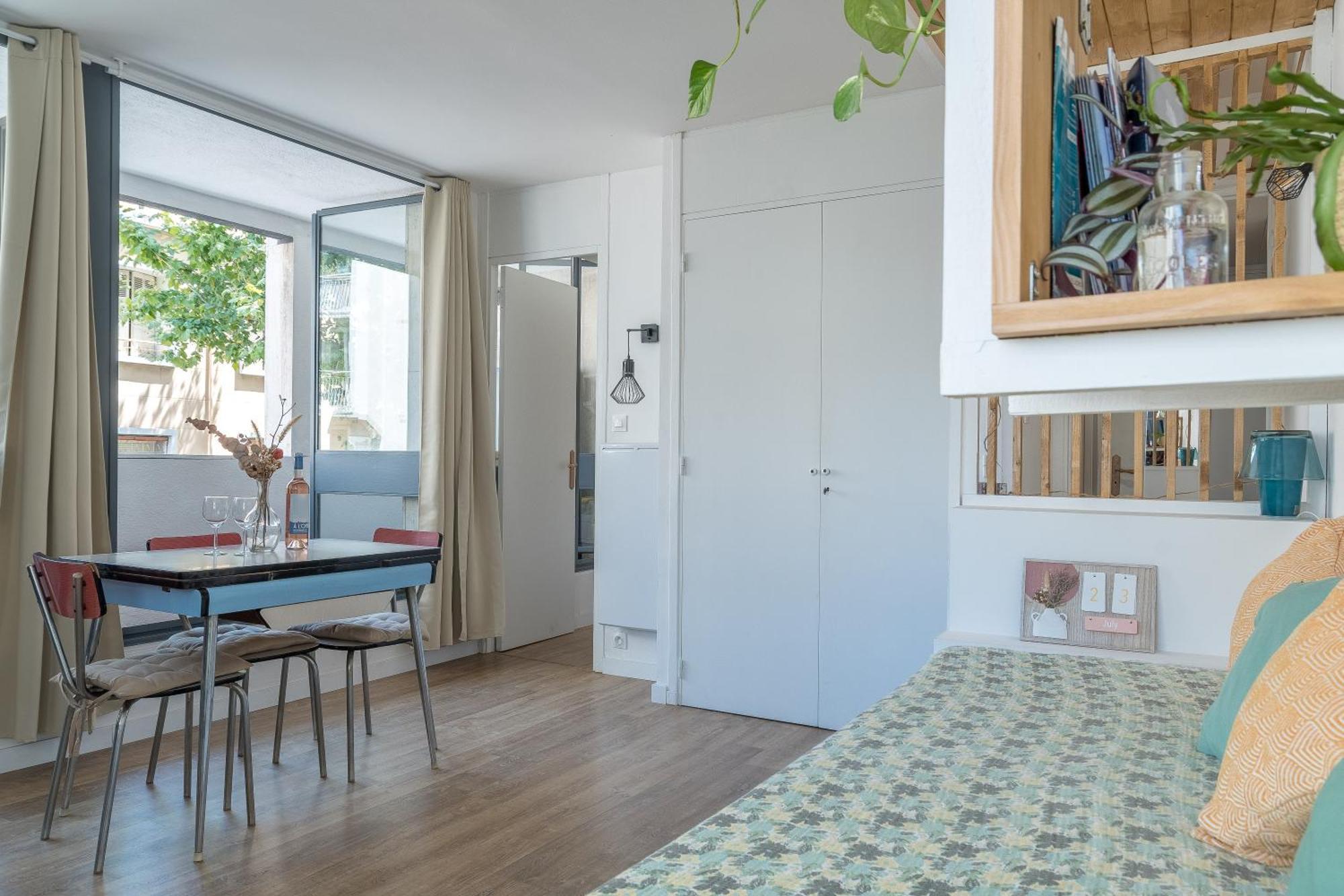 *Las Flores* Joli Studio Avec Balcon Marsylia Zewnętrze zdjęcie